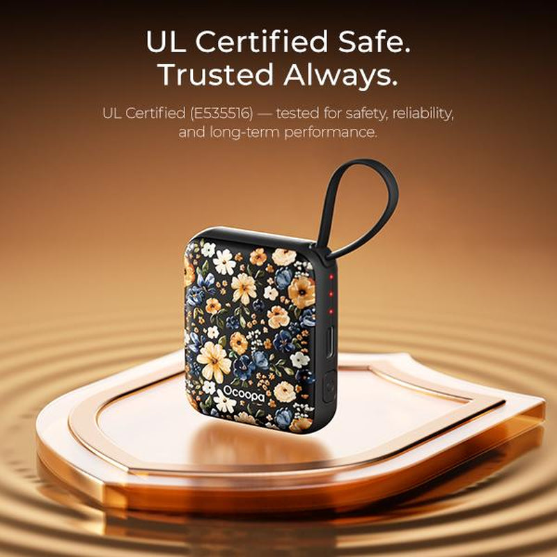 Ocoopa UT5 Nano Hand Warmers Rechargeable 2 Pack, AI Temperature Control Pocket Size Hand Warmer, Heater Portable Hand Warmer Great Gift for Christmas Outdoors, Hunting, Golf, Camping